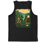 Quinn Wildlife Sanctuary, a Deep Black Allmade Eco Triblend Tank (back-view)