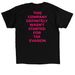 Problem Motorsports&nbsp;, a Black Classic Unisex Tee (back-view)
