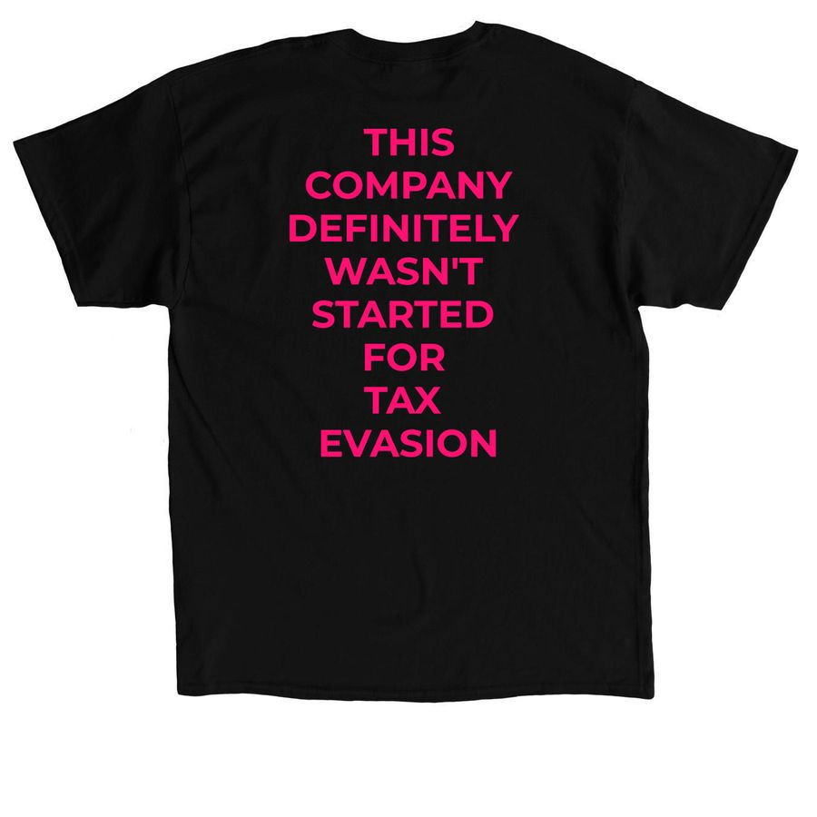 Problem Motorsports&nbsp;, a Black Classic Unisex Tee (back-view)