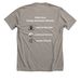 HOWL FOR LIFE, a Heather Stone Premium Unisex Tee (back-view)