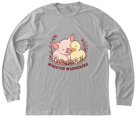 Better Together, a Athletic Heather Premium Long Sleeve Tee