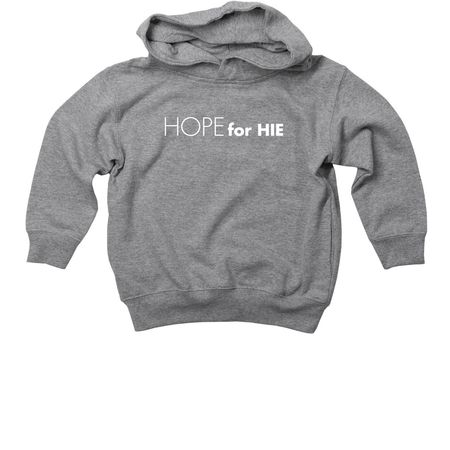 Hope for HIE Logo Wear - Toddler, a Granite Heather Toddler Pullover Hoodie