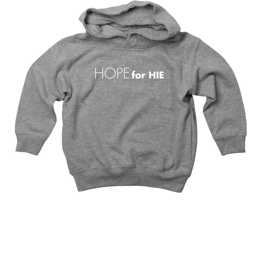 Hope for HIE Logo Wear - Toddler, a Granite Heather Toddler Pullover Hoodie