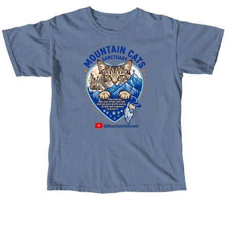 They are not just strays, a Blue Jean Comfort Colors Unisex Tee