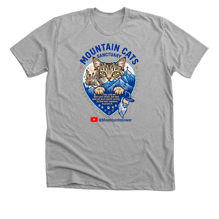 They are not just strays, a Athletic Heather Premium Unisex Tee