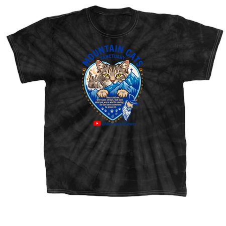 They are not just strays, a Black Classic Tie Dye Tee