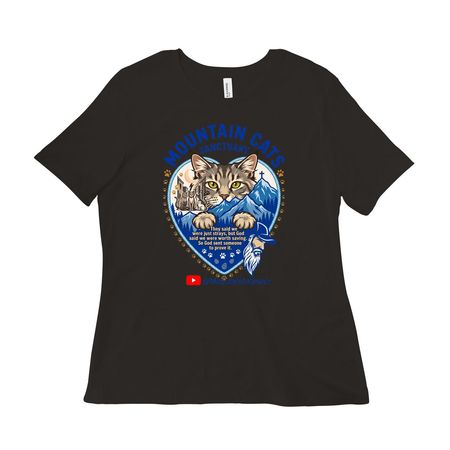 They are not just strays, a Black Women?s Relaxed Cotton Tee