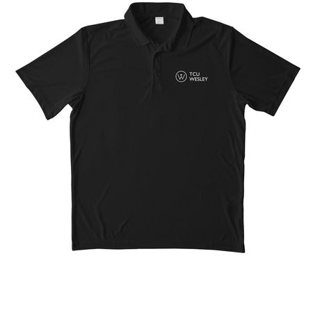Polos, a Black Unisex Performance Polo