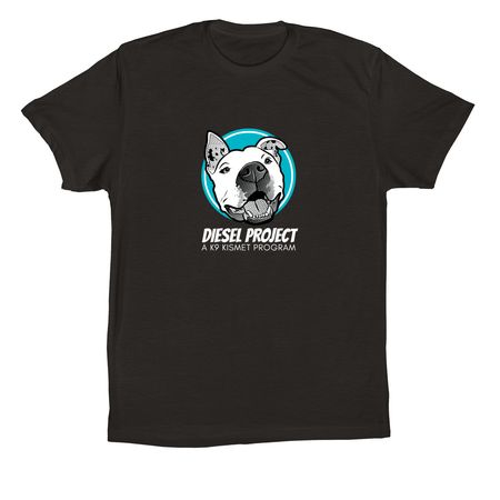 The DIESEL Project, a Black Premium Cotton Tee