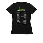 Disaster! Show Shirts, a Black Women's Slim Fit Tee (back-view)