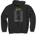 Disaster! Show Shirts, a Black Pullover Hoodie (back-view)