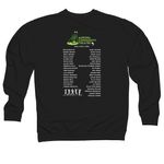 Disaster! Show Shirts, a Black Midweight Crewneck Sweatshirt (back-view)