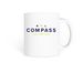 Classic Compass Mug, a White Coffee Mug
