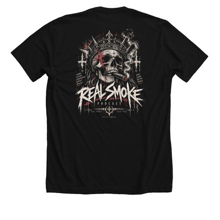 Dark Days&nbsp;, a Solid Black Blend Premium Unisex Tee (back-view)