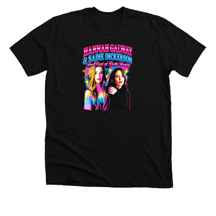 Hannah Galway Sadie Dickerson Best Of Both Wo, a Solid Black Blend Premium Unisex Tee