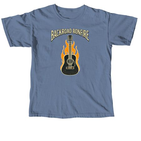 Backroad Bonfire, a Blue Jean Comfort Colors Unisex Tee