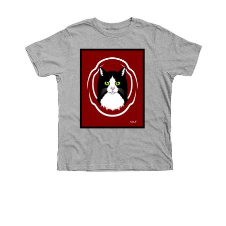 My Cat, a Athletic Heather Premium Youth Tee