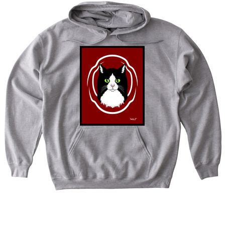 My Cat, a Sport Grey Gildan Softstyle Pullover Hoodie