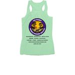 On-Point Mobile Marine/CureGRIN Foundation, a Mint Women's Racerback (back-view)