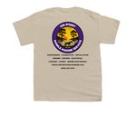On-Point Mobile Marine/CureGRIN Foundation, a Sand Youth Unisex Tee (back-view)