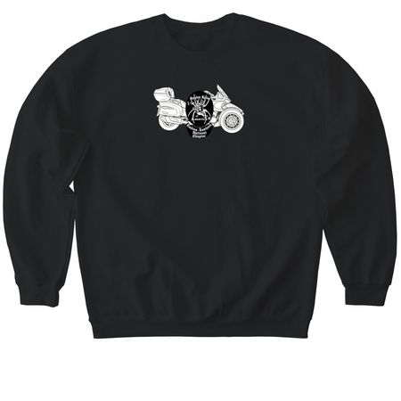 LENC Spyder, a Black Softstyle Crewneck Sweatshirt