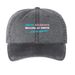 Trans Students Belong Everywhere, a Black Printed Pigment Dye Baseball Cap