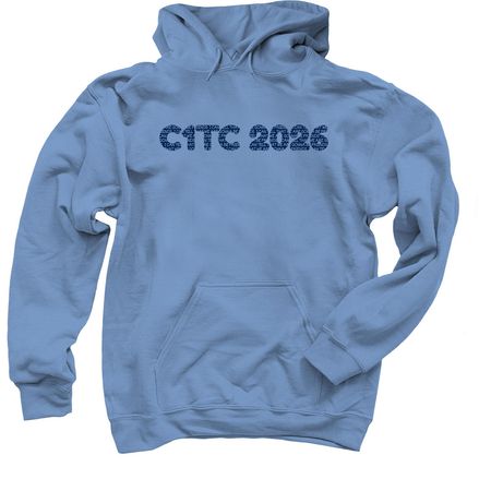 C1TC 2026 Merch, a Carolina Blue Pullover Hoodie