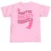 Bootin' Breast Cancer, a Blossom Comfort Colors Unisex Tee (back-view)