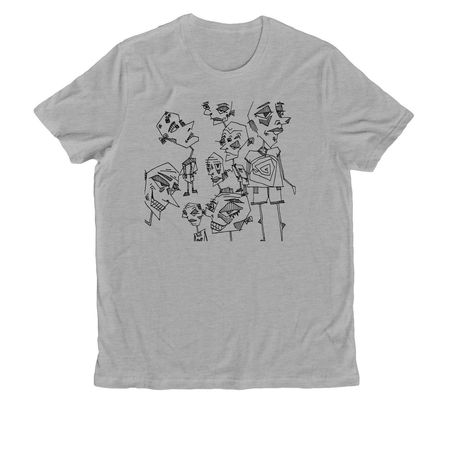 Guys, a Granite Grey Heather Allmade Organic Cotton Unisex Tee