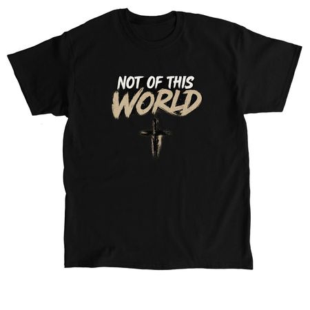 Not Of This World, a Black Classic Unisex Tee