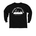 Long Sleeve & Sweatshirts, a Black Youth Long Sleeve Tee (back-view)