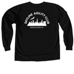Long Sleeve & Sweatshirts, a Black Comfort Colors Long Sleeve Tee (back-view)