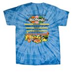 2026 Rileypalooza Event Shirt, a Baby Blue Classic Tie Dye Tee (back-view)
