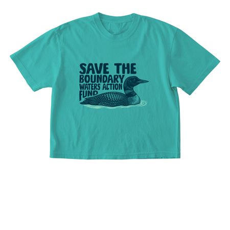 Save the Boundary Waters Action Fund, a Chalky Mint Comfort Colors Boxy Tee
