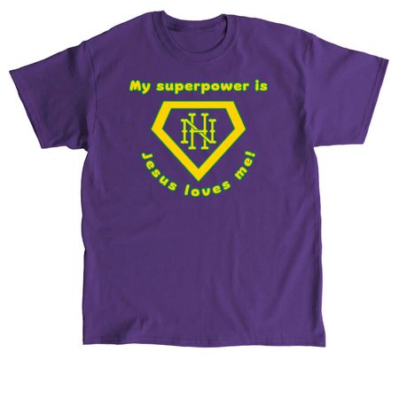 Superpower HNCS, a Purple Classic Unisex Tee