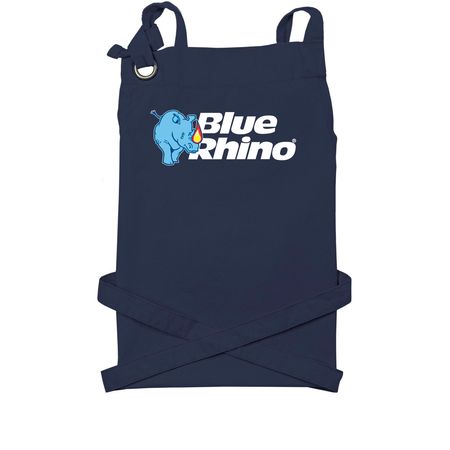 Blue Rhino Apron, a Navy Cotton Canvas Pocket Apron