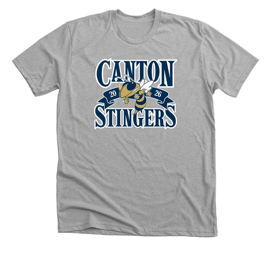 90's Stingers Throwback, a Athletic Heather Premium Unisex Tee