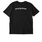 BEAUTY/BEAST, a Black Stanley/Stella Unisex Creator 2.0 Tee (back-view)