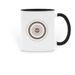 Macro Musings NGDP Target Mug, a Black Two-Tone Ceramic Mug