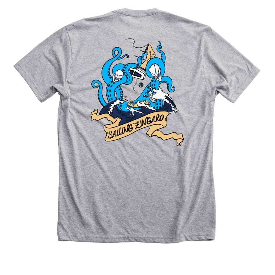 The Sea Monster, a Athletic Heather Premium Unisex Tee