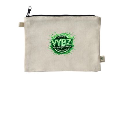VYBZ STUDIO, a Natural 9"x7" Hemp Blend Pouch
