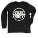 Fight Racism Green, a Solid Black Blend Premium Long Sleeve Tee