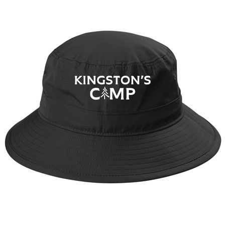 KC Hats, a Black Printed UV Bucket Hat