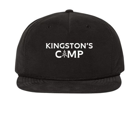 KC Hats, a Black Printed Umpqua Snapback Cap
