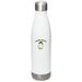 Team Duck Water Bottle, a White Stainless Steel Water Bottle