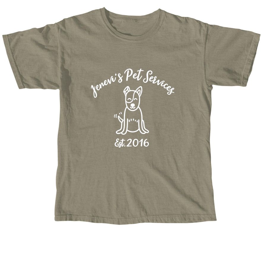Cotton Tops White Print (9/9), a Sandstone Comfort Colors Unisex Tee
