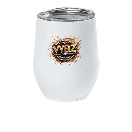 VYBZ STUDIO, a White Insulated Wine Cup