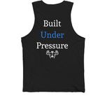 Diamond, a Black Premium Cotton Tank (back-view)