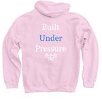 Diamond, a Light Pink Pullover Hoodie (back-view)
