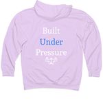 Diamond, a Lavender Midweight Pullover Hoodie (back-view)